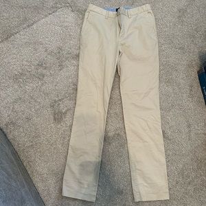 Boys Crewcuts Thompson suit pants size 16 khaki pants adjustable waist J Crew